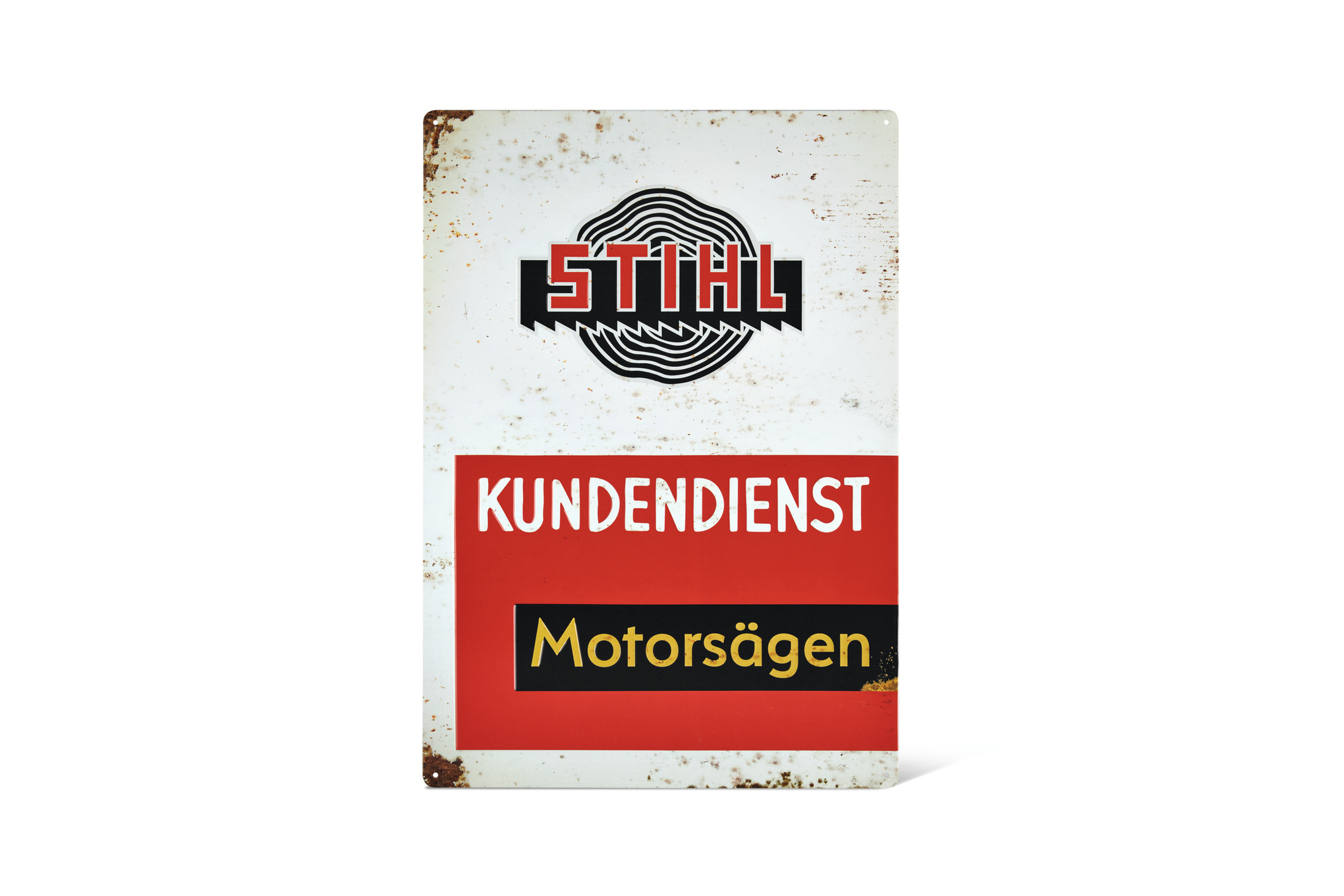 Blechschild KUNDENDIENST DIN A3
