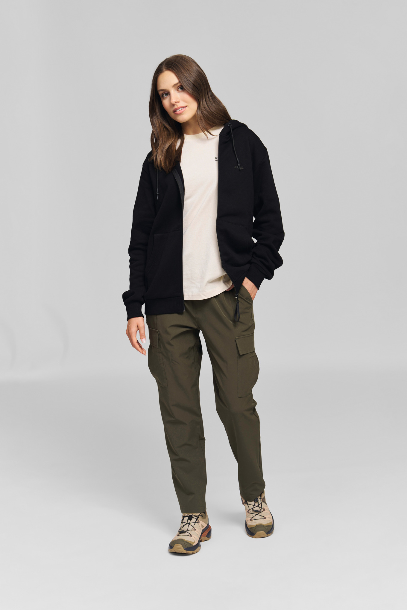 Hoodiejacke STIHL 100 REFLECTIVE Schwarz