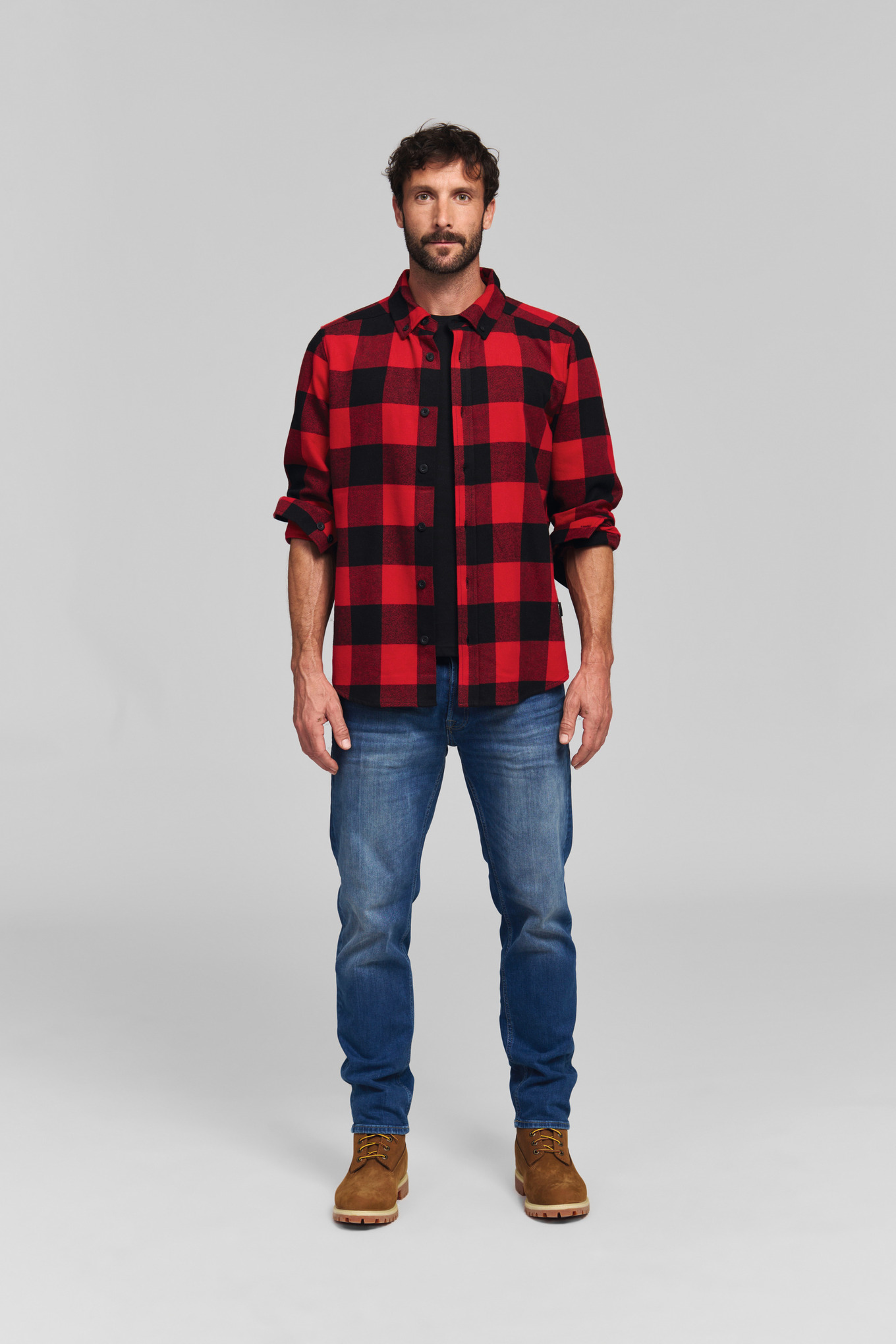 Hemd PLAID RED BLACK