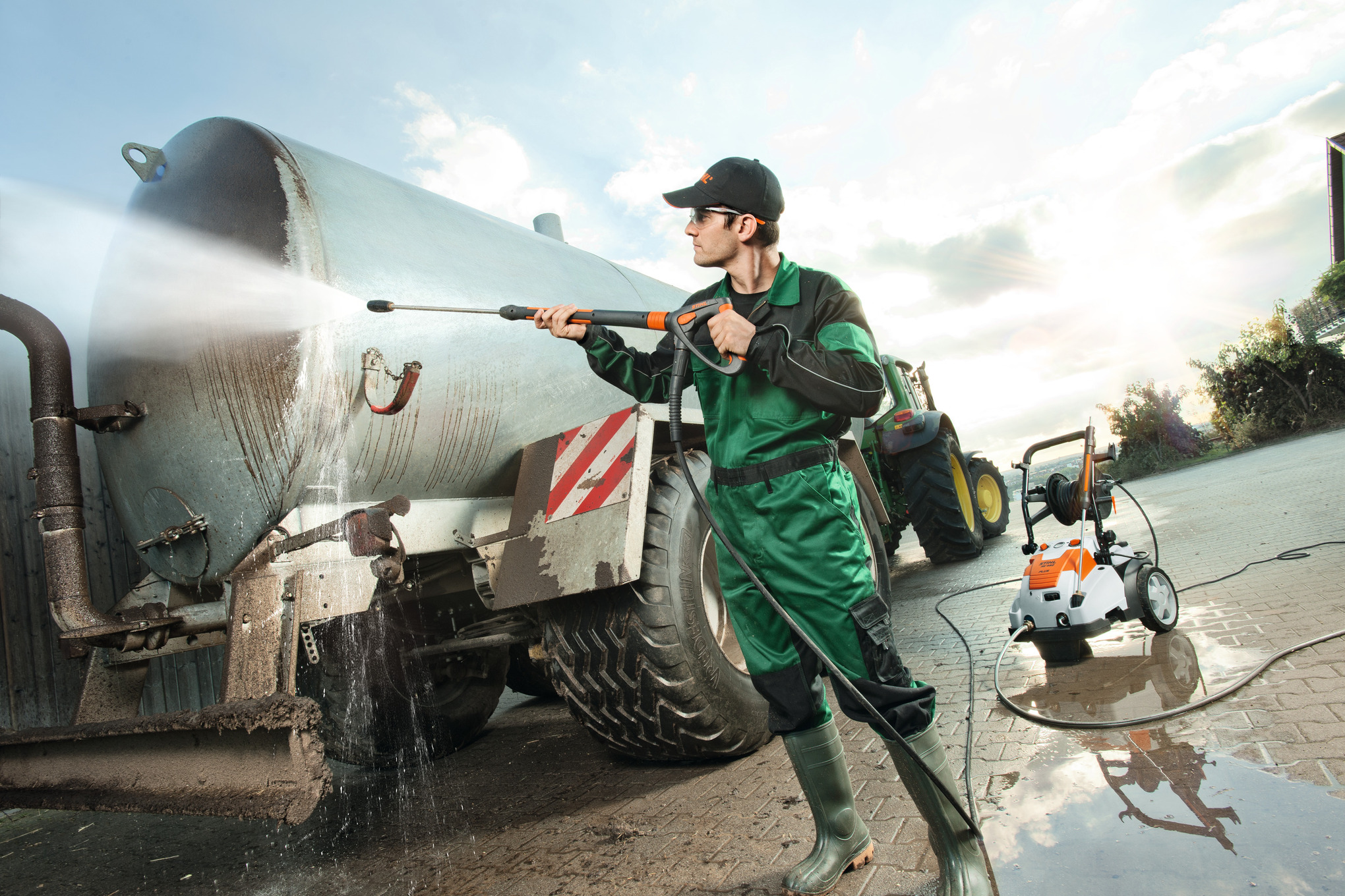 PROFI-SPRITZEINRICHTUNG