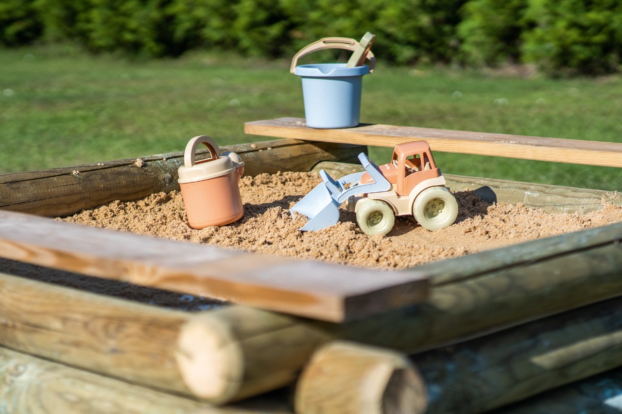 Sandkasten selbst bauen